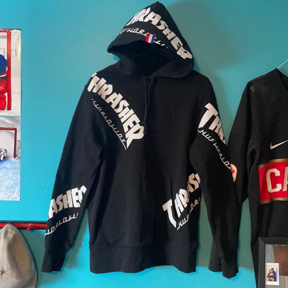 Thrasher x Hof unisex hoodie - Picture 1 of 3